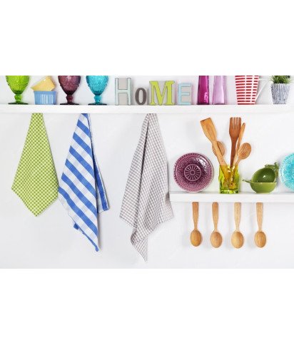 Из какой ткани лучше всего выбрать кухонные полотенца