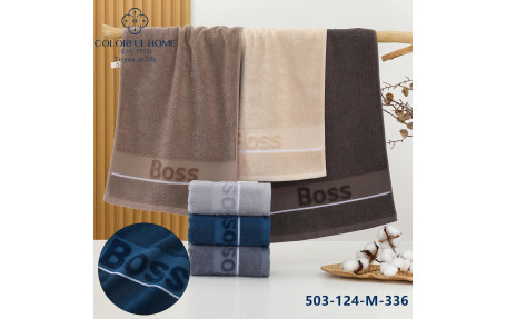 6 шт набір банних махрових рушників 70*140 см Boss