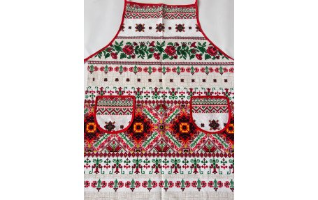 Фартух льняний Петриківка 55*75 см