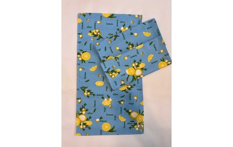 6 шт вафельных полотенец 35*70 см Olive