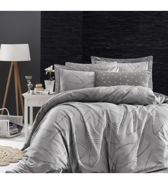 Полуторний комплект First Choice Cotton Satin Rovena Grey
