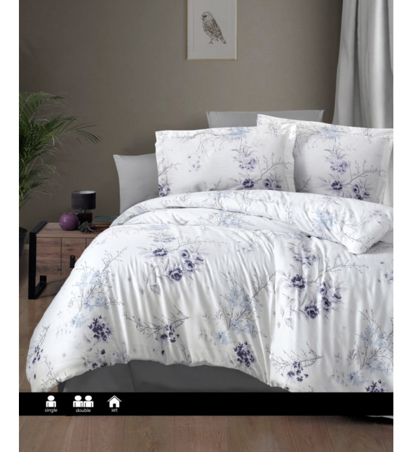 Євро комплект First Choice Cotton Satin Leena Lilac