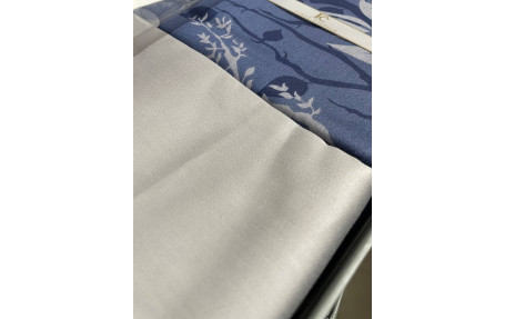 Полуторний комплект First Choice Cotton Satin Living Navy Blue