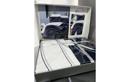 Сімейний комплект First Choice Cotton Satin Mesi Navy Blue