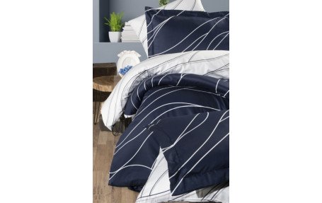 Семейный комплект First Choice Cotton Satin Mesi Navy Blue