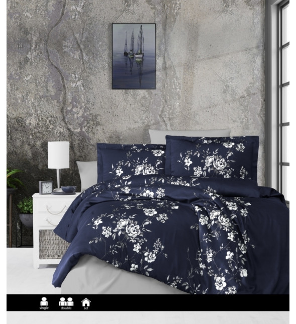 Сімейний комплект First Choice Cotton Satin Arya Navy Blue
