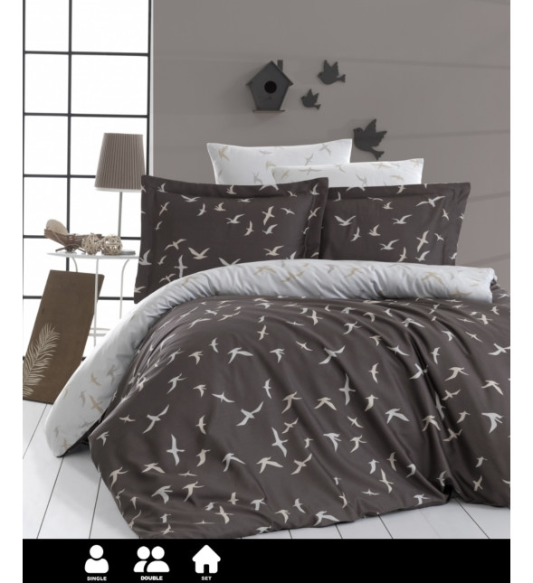 Полуторный комплект First Choice Cotton Satin Liberta Brown