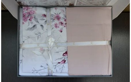 Евро комплект First Choice Cotton Satin Matilde White