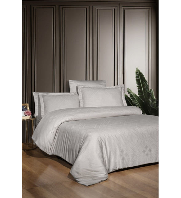 Евро комплект First Choice Jacquard Satin Etnic Beige