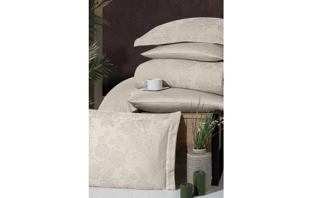 Евро комплект First Choice Jacquard Satin Herra Cappuccino