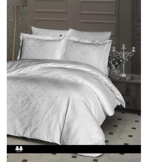Евро комплект First Choice Jacquard Satin Lamone Cream
