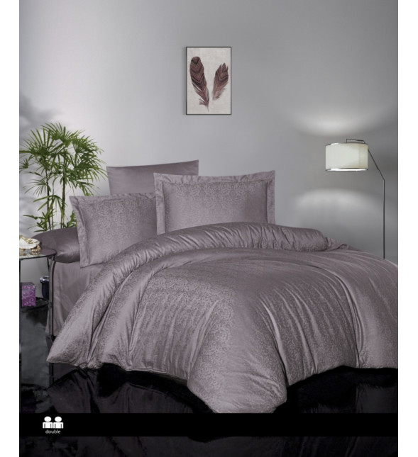 Євро комплект First Choice Jacquard Satin Athena Lilac