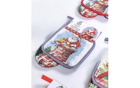 Набір для кухні “Santa” (прихватка + рукавичка)