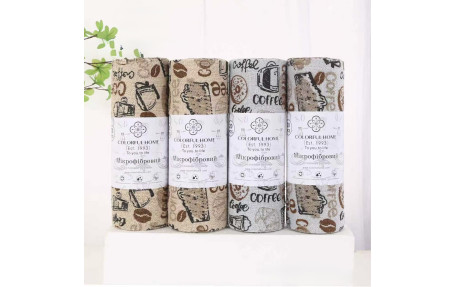 20 шт набор кухонных салфеток из микрофибры 25*25 см Отрывные кофе