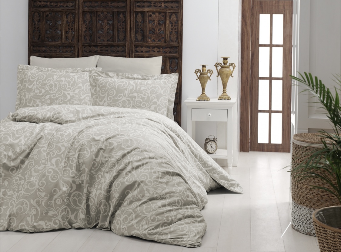 Євро комплект First Choice Cotton Satin Sweta Beige