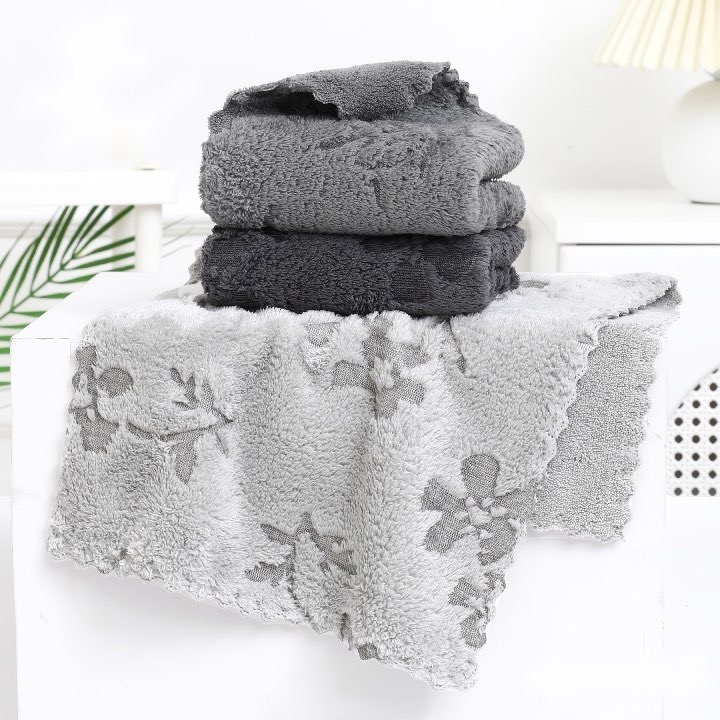20 шт набор кухонных салфеток из микрофибры 25*50 см Монохром
